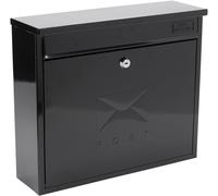 Burg Wachter Elegance Black - Front Loading 11Ltr Medium Post Box