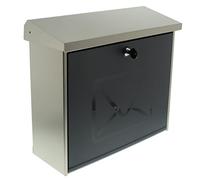 Burg Wachter Lucca 3713 Ni Letter Stainless Steel Post Box