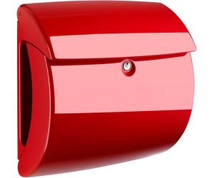 Burg Wachter Piano High Gloss Red - Top Loading 25Ltr Large Post Box