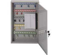 Burg-Wachter Single Door Key Cabinet With 150 Hooks, Grey