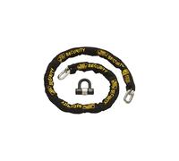 Burg-Wachter 12mm Sold Bike Security Chain Diamond Lock, Black, 2M