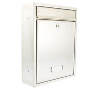 Burg-Wachter Trent Silver Post Box