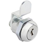 Burg-Wächter, 1 x Replacement Cylinder for letterboxes, Lever Lock for Material Thickness from 1 mm to 7 mm, Chrome-Plated, ZBK 72 SB