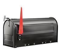 Burg Wächter 18610 US-BOX 891S Steel Mailbox Black Large Capacity