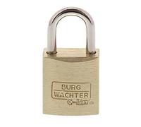 Burg Wächter 2951 Padlock Solid Brass Body 15mm Keyed-Different