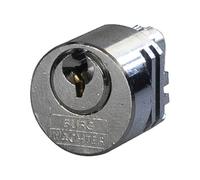 BURG-WÄCHTER Replacement Cylinder for Cam Lock for Letter Box, for Material Thickness of 1 to 2 mm, Chrome-Plated, ZBK 71 SB, 1 Supplied