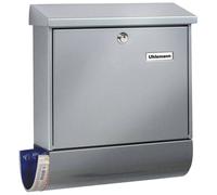 Burg Wächter 31440 VARIO 8672 Si Letterbox Steel Silver Weatherpro...