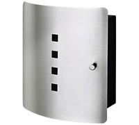 Burg Wächter 33520 Quad Key Cabinet 10 Hooks Stainless Steel Black