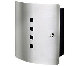 Burg Wächter 33520 Quad Key Cabinet 10 Hooks Stainless Steel Black