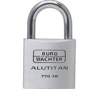Pack of 2 Alutitan Aluminium Padlocks - Silver / 40mm