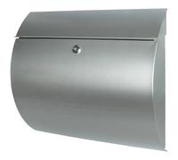 Burg Wächter 38680 RIVIERA 835 Steel Letterbox White Galvanised C4...