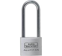 Long Shackle Aluminium 40mm Padlock - Silver