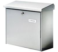 Burg Wächter 4190 COMFORT 3913 NI Letterbox Stainless Steel Silver Key