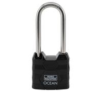Burg Wächter 42171 Padlock Ocean 490 Ni HB 40 65 SB, Black
