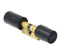 Burg-WÄCHTER Electronic Door Lock secuENTRY for Front Doors, Control with PIN Code, App or Remote Key, Incl. Cylinder, Entry Home 5001 PIN, Black/White