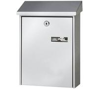 Burg Wächter 5861 SI Daily Letterbox Steel Silver Moisture Protected