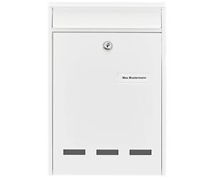 Burg Wächter 61140 JOURNAL 5867 Letterbox Galvanised Steel Black