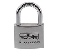 Burg Wächter 770 Aluminium Titanium Padlock, 50 mm, 1 piece 105021885