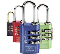 Burg Wächter 88 20 F SB Duo Padlock Set Colourful Combination Lock