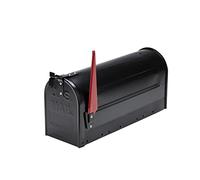 Burg Wächter 18610 US-BOX 891S Steel Mailbox Black Large Capacity