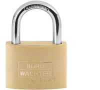 Burg Wächter 222 50 Brass Padlock 50mm-222 SB, White