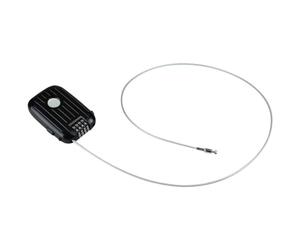 Burg-Wächter Cable Lock with Combination Lock Compact Rope Lock for Bike Motorcycle E-Scooter Garden Furniture Pushchair 715/135 SB Snap+Lock Black 135cm
