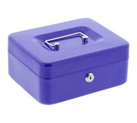 Burg Wächter Cash Box 200x90x160mm Blue Secure Storage with Spare Key 10690