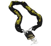 BURG-WÄCHTER, Chain Combination, Hardened Square Chain and Padlock, Chain Length: 90 cm, Thickness: 8 mm, SKM 8/90/Ni50