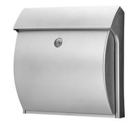 Burgwächter CLASSICO plastic letter box, silver