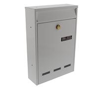 Burg-Wächter Cologne 871 BR System Letter Box A5 Slot Format Perforated Galvanised Steel Brown