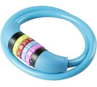 Burg-Wächter Combination Steel Loop Security Kids Child Bike Lock Cable - Blue