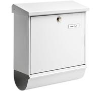 Burg Wächter COMFORT-Set 91300 W Letterbox Steel White Key 32670