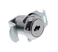Burg-Wächter Cylinder for Letterboxes - Lever Lock - for Material Thickness of 1 mm to 2 mm - Chrome-Plated, ZBK 73 SB