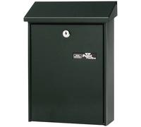 Burg Wächter DAILY 5861 GR Steel Letterbox Green DIN B5 Two Keys I...