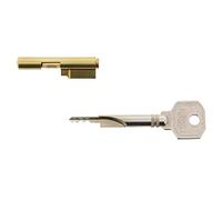 BURG-WÄCHTER E 6/2 SB 4271 Keyhole Mortise, Room Door Lock, Gold, 6 mm