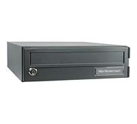 Burg Wächter eBoxx 41970 Parcel Box for Outdoor Use, for All Standard Parcel Services, Weather-Resistant, Galvanised Steel, 20 L Volume, A 625 ANT, Anthracite (Similar to RAL 7016)