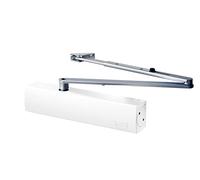 Burg Wächter Extra strong door closer, continuous force adjustment, door widths up to 75, 85, 95, 110, 125 and 140 cm, door weight up to 180 kg, TS 4000 V W, white one size