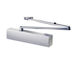 Burg Wächter Extra Strong Door Closer/Variable Strength Adjustment/Door Widths up to 75, 85, 95, 110, 125 and 140 cm/Door Weight up to 180 kg TS 4000 V S Silver
