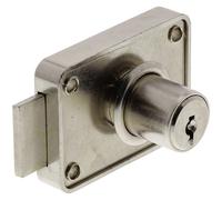 Burg Wächter Furniture Lock Brass Nickel-Plated Keyed Different