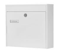 BURG-WÄCHTER, Group Mailbox, A4 Letter Slot, Galvanized steel, Potsdam 878 W, White