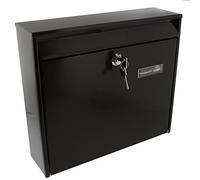 Burg-Wächter Potsdam 877 BR Galvanised Steel Letterbox Letter Box Installations for Wall Mounting, Brown, 322x362x100. (HxBxT)