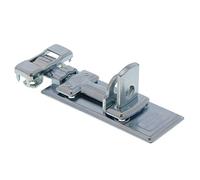 BURG-WÄCHTER, Hasp and Staple for Padlock, for Flush Doors, Panzer-Riegel R 100 SB