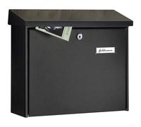 Burg-Wächter Letter box, A4 drop format, EU standard EN 13724, incl. 2 keys, galvanized steel, journal 5867 E, iron, with cylinder lock