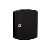 BURG-WÄCHTER, Key Cabinet, 24 Hooks, Sheet Steel, Height: 255 mm, KB 24 S, Black