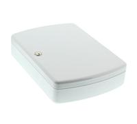 BURG-WÄCHTER, Key Cabinet, 35 Hooks, Sheet Steel, Height: 330 mm, KB 35 W, White