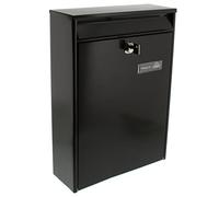 Burg-Wächter Leipzig 777 BR Steel Letter Box A4 Letter Format EU Standard EN 13724 Galvanised Steel Brown