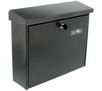 Burg-Wächter Letter box, A4 drop format, EU standard EN 13724, incl. 2 keys, galvanized steel, journal 5867 E, iron, with cylinder lock