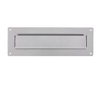 Burg-Wächter Porta 796 SI Through The Wall Letterbox, Silver