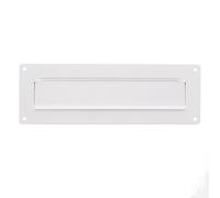 BURG-WÄCHTER, Letter Slot with Nameplate, Stainless Steel, Porta 791 W, White