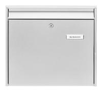 Burg Wächter Letterbox Steel Silver EN 13724 with 2 Keys